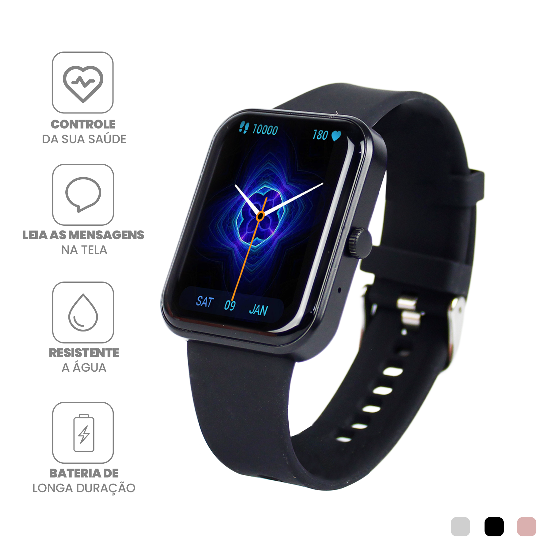 Qual aplicativo relogio smart watch
