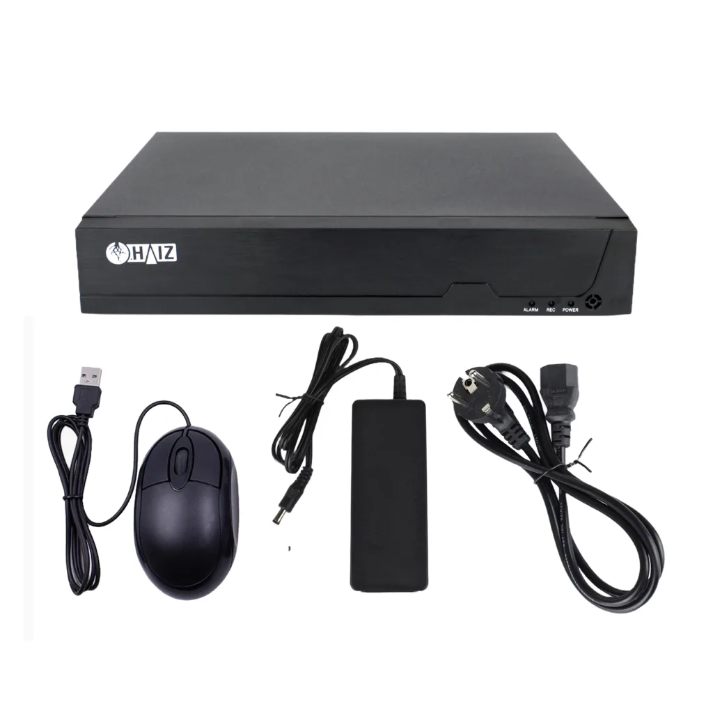 NVR POE NETWORK VIDEO RECORDER 4 CANAIS HZ-NVRPOE04CH - HAIZ