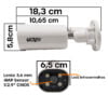 Câmera bullet HAIZ ip poe 3.6mm 3mp com sensor de 1/4" cmos HZ-B36M - Imagem 7