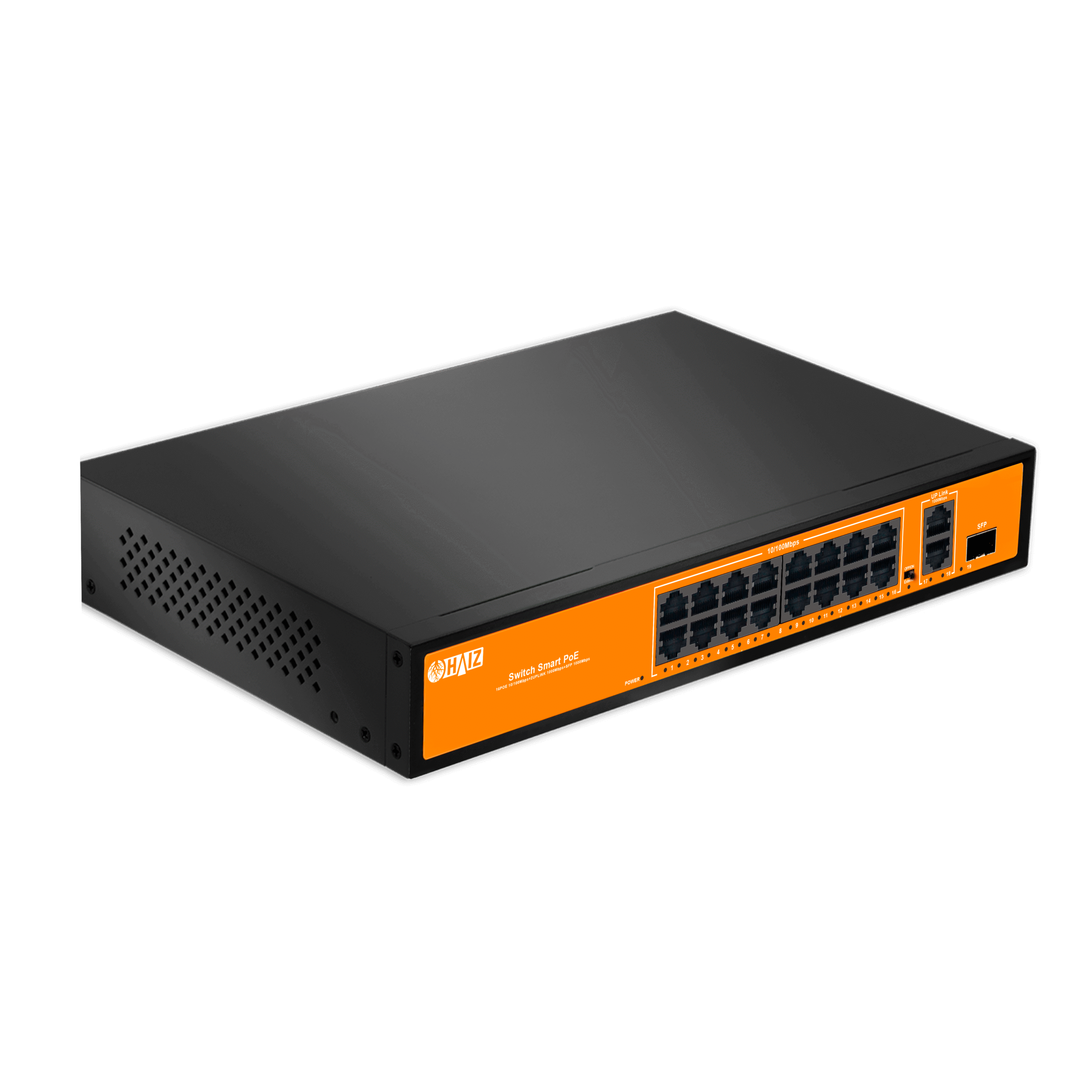 SWITCH POE 16 CANAIS HAIZ HZ-EL1319P-1SFP - Imagem 4