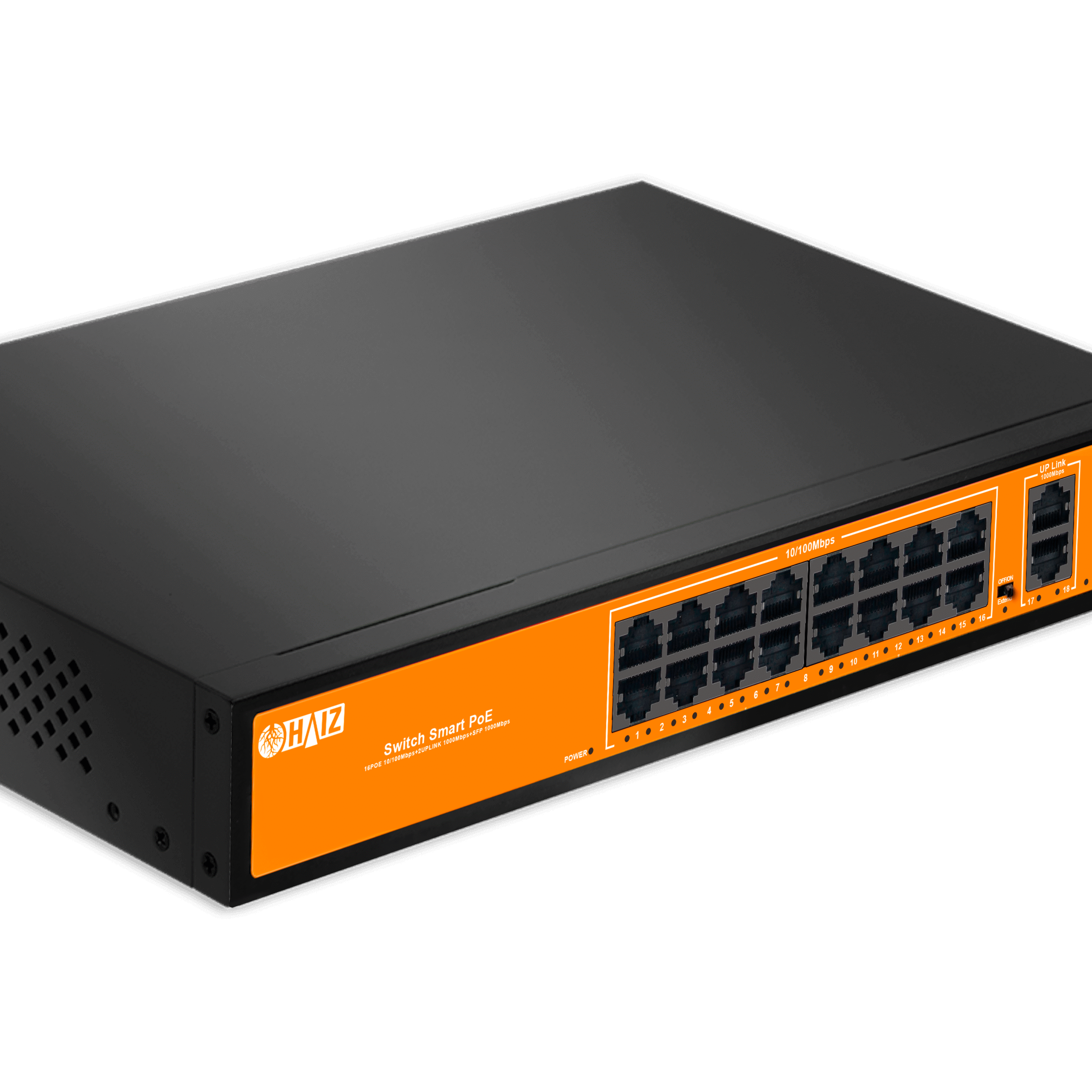 SWITCH POE 16 CANAIS HAIZ HZ-EL1319P-1SFP - Imagem 5