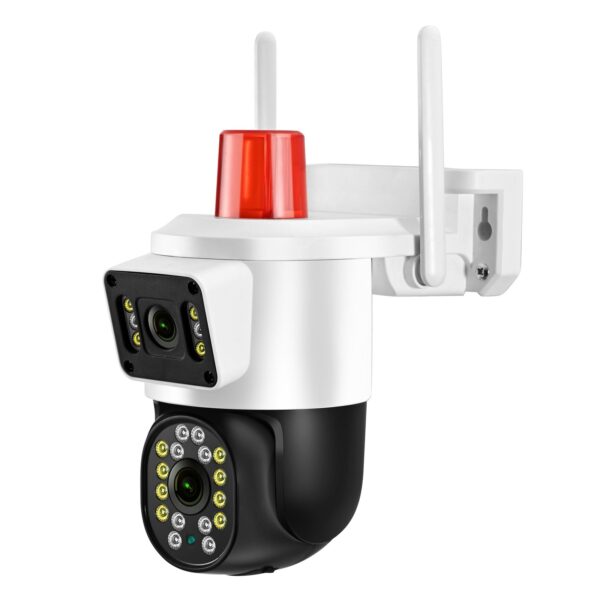 Câmera de Segurança Wi-Fi com Sirene e Alarme Óptico HZ-S5