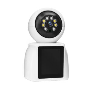 Câmera de Segurança Babá Eletrônica Tela Integrada 2.4" Wifi HZ-358