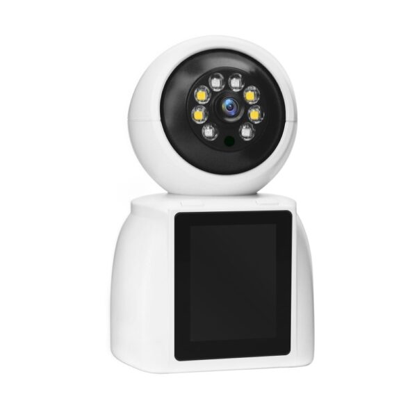 Câmera de Segurança Babá Eletrônica Tela Integrada 2.4" Wifi HZ-358