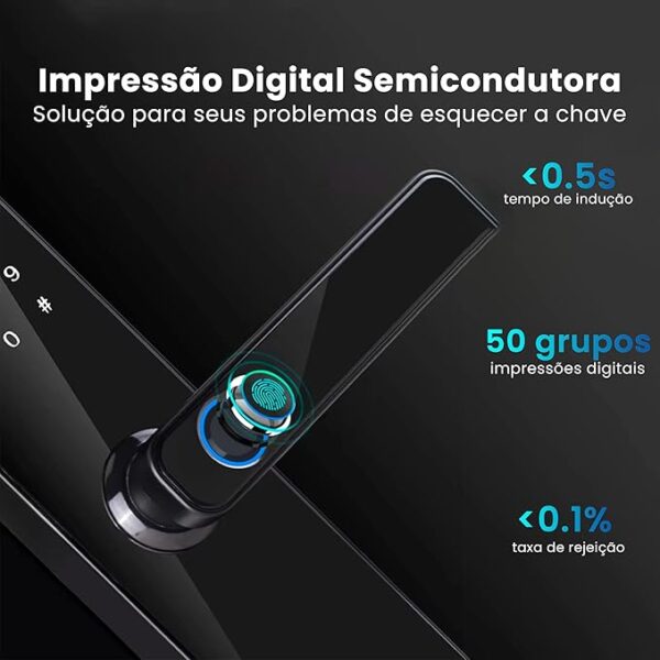 Fechadura Inteligente Haiz - HZ-D3 - Imagem 4