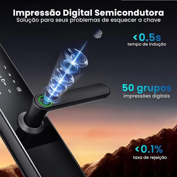 Fechadura Inteligente Haiz - HZ-D4 - Imagem 4